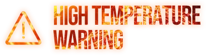 HIGH TEMPERATURE WARNING